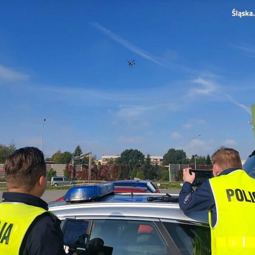 Policyjne działania z wykorzystaniem drona